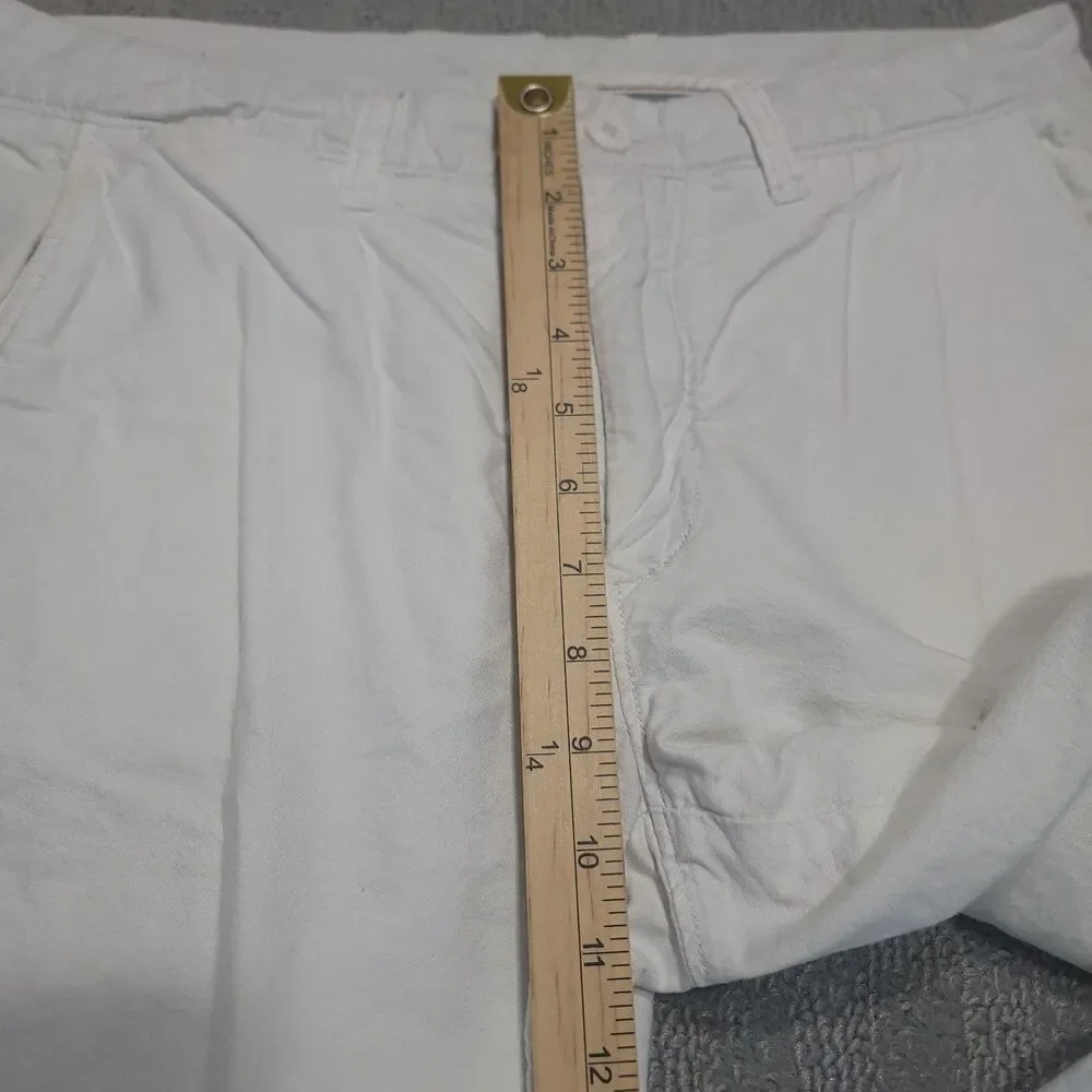J. Crew 770 Jeans Mens 32x32 Straight Leg White Denim Cotton